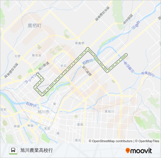 600-春光農高線 バスの路線図