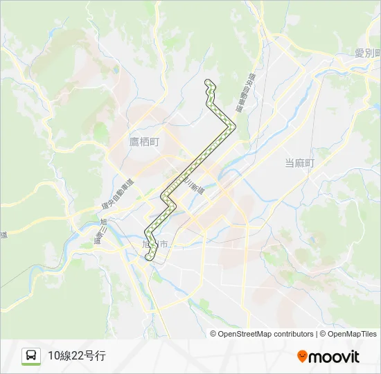 17-Sanka Line (3-sen) Bus Line Map