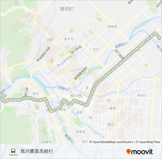 669-旭台農高線 バスの路線図