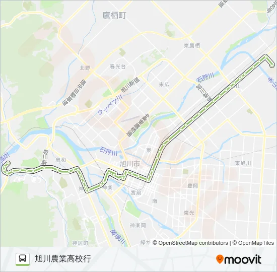 669-旭台農高線 Bus Line Map