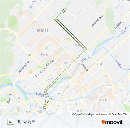 7-10線16号(13号) バスの路線図