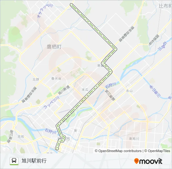 8-13線16号(16号) Bus Line Map