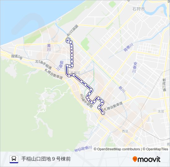 宮４２ バスの路線図