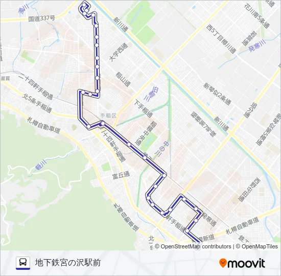 宮４２ Bus Line Map