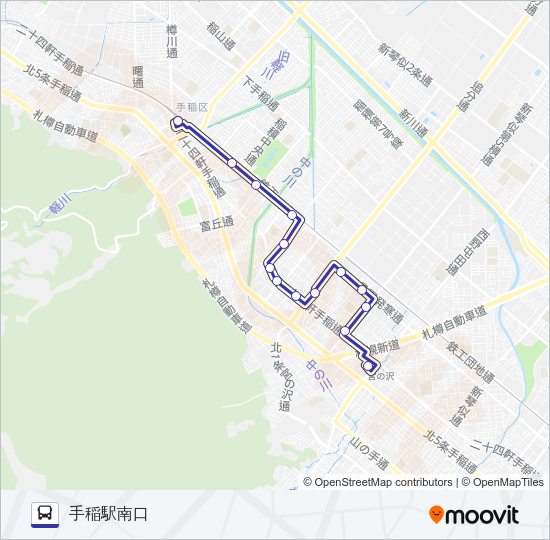 宮４２ バスの路線図