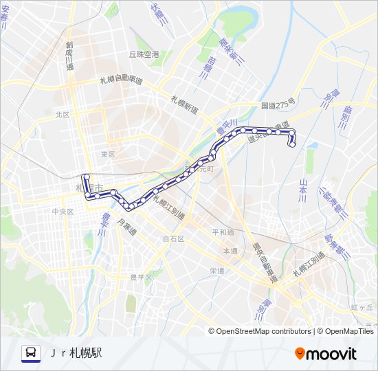 ５ Bus Line Map