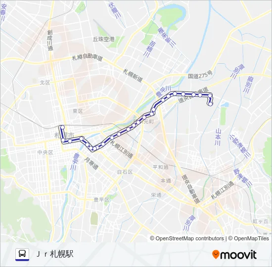 ５ Bus Line Map