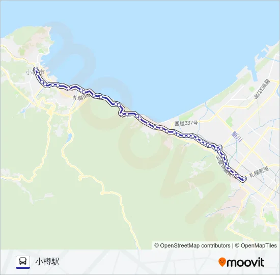 宮６５ バスの路線図