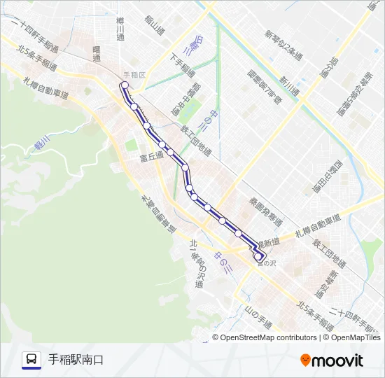 宮５８ Bus Line Map