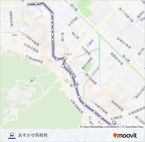 宮４４ bus Line Map