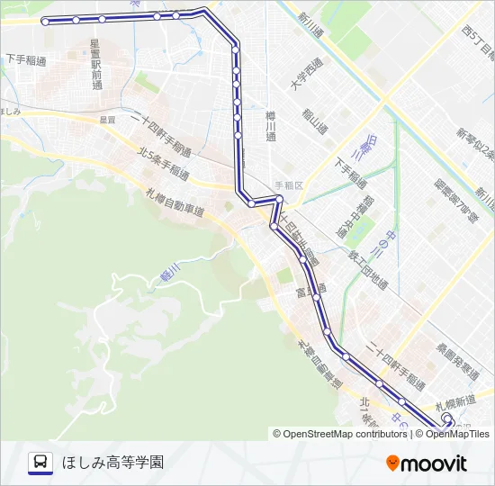 宮４４ バスの路線図