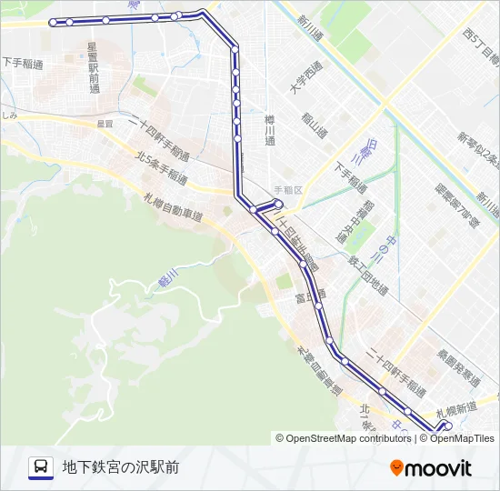 宮４４ バスの路線図