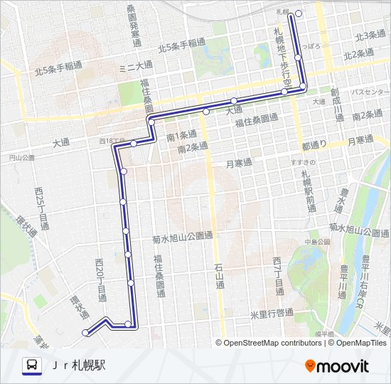 ５１ Bus Line Map