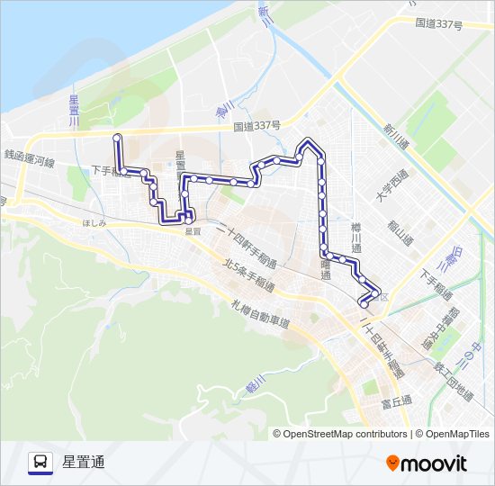 手８４ Bus Line Map