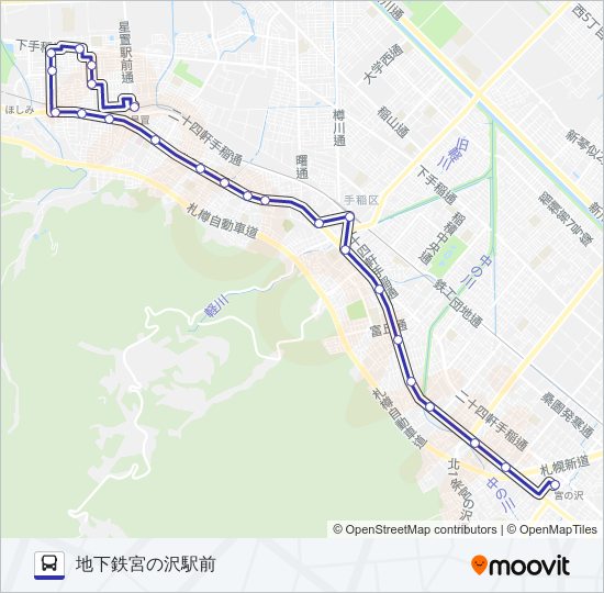 宮５９ bus Line Map