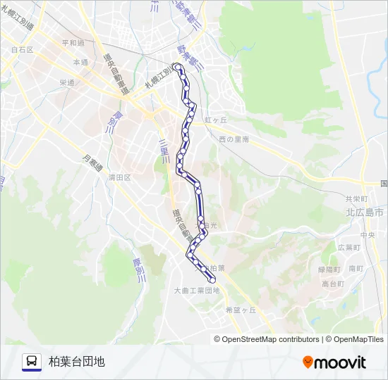 新１１０ Bus Line Map