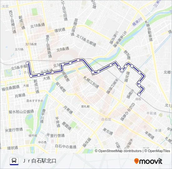 ２ Bus Line Map