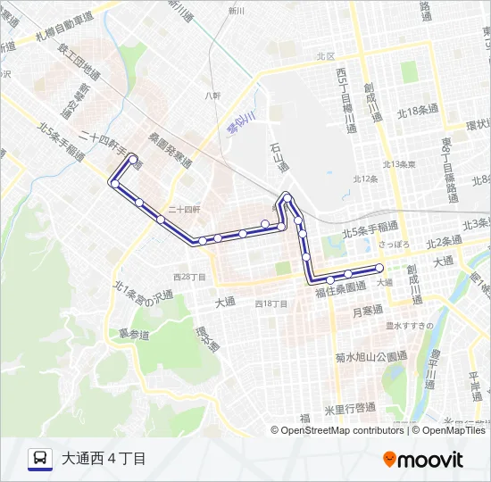 ３１ バスの路線図