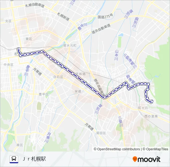 １５ Bus Line Map