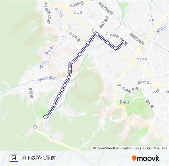 琴４１ Bus Line Map