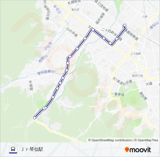 琴４１ Bus Line Map