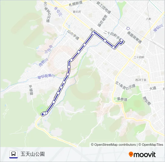 琴４１ Bus Line Map