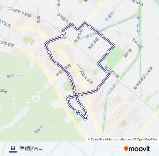 手稲 駅 南口 バス クリアランス 時刻 表