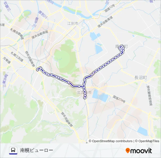 大３５ Bus Line Map