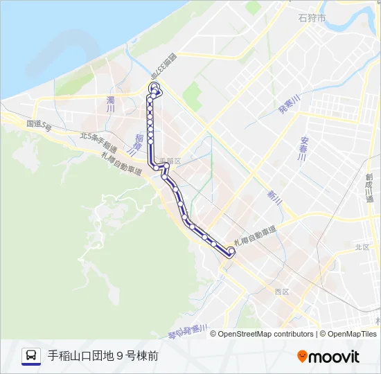 宮４５ Bus Line Map