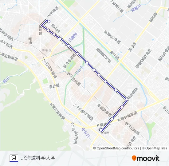 宮７９ バスの路線図