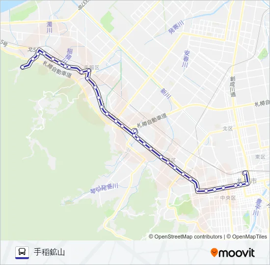 ５７ Bus Line Map