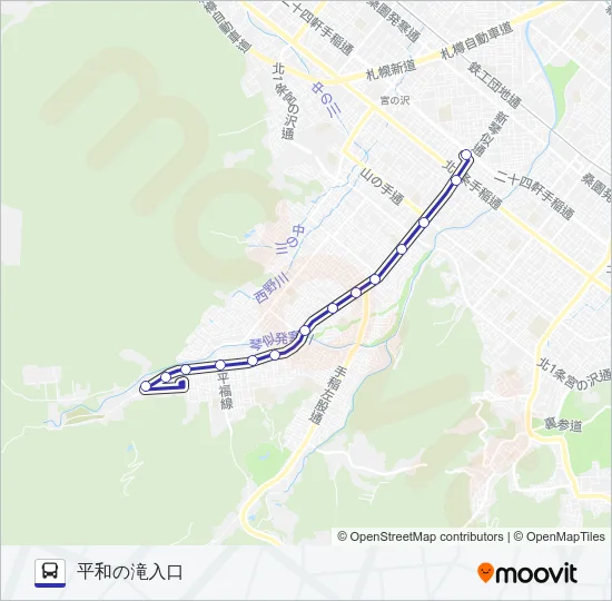 発４２ Bus Line Map