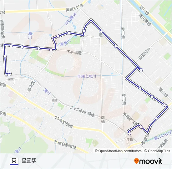 手８５ Bus Line Map