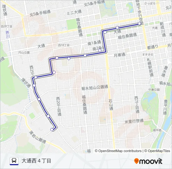 ５３ Bus Line Map
