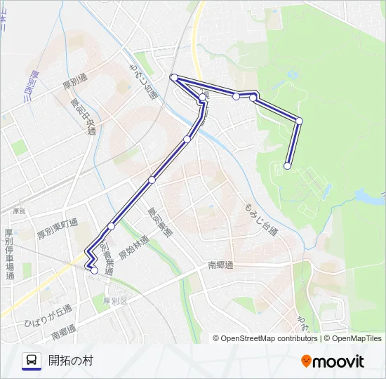 新２２ Bus Line Map