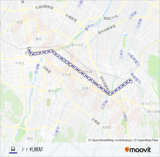 １ Bus Line Map