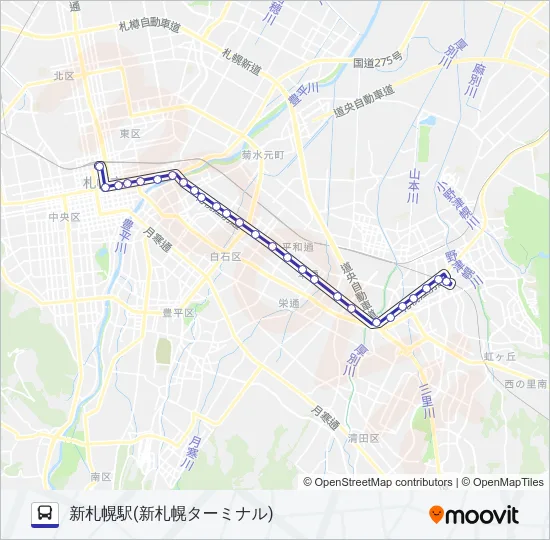 １ Bus Line Map
