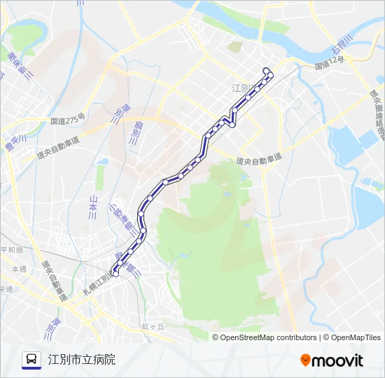 新２７ バスの路線図