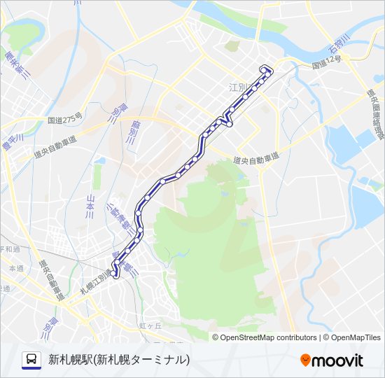 新２７ バスの路線図