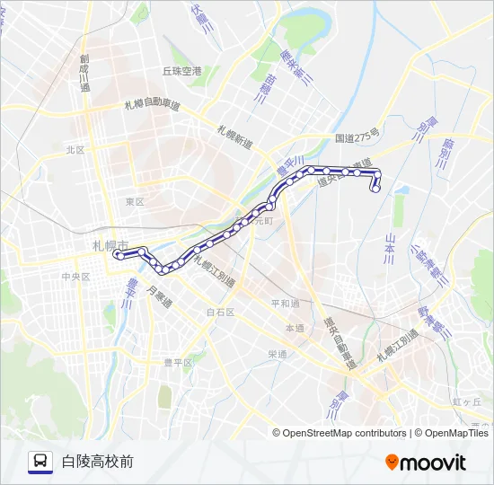 バ５ Bus Line Map