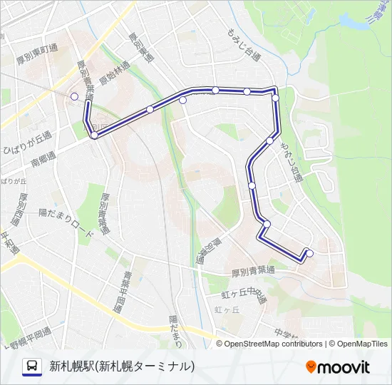 新１５ Bus Line Map