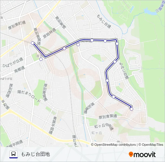 新１５ Bus Line Map