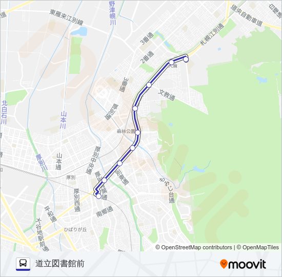 新２４ バスの路線図