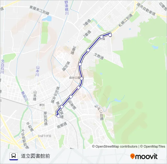 新２４ バスの路線図