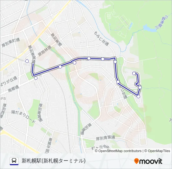 新７８ Bus Line Map