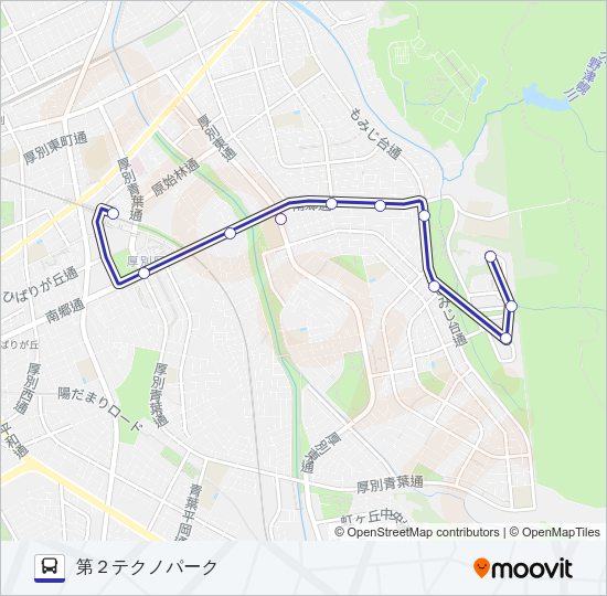 新７８ Bus Line Map
