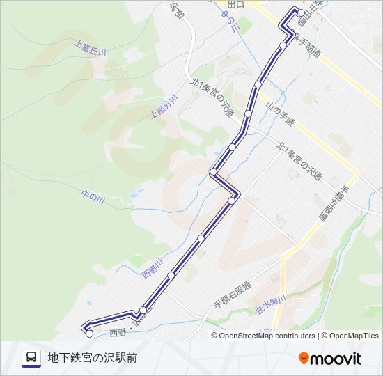 宮４３ Bus Line Map