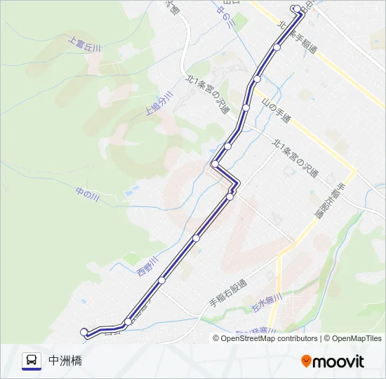 宮４３ バスの路線図