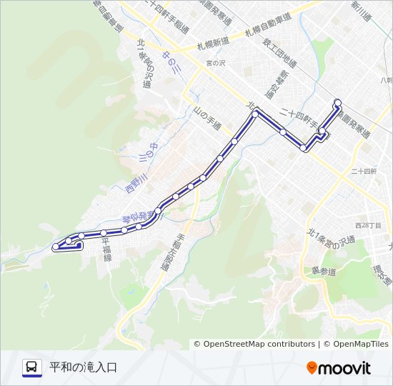琴 Route Schedules Stops Maps 平和の滝入口