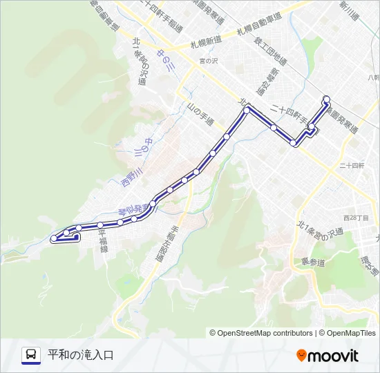 琴４２ Bus Line Map